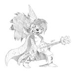  anthro ash_(sing) black_and_white boots breasts cloak clothing cosplay eyelashes eyes_closed female footwear gaylord_dicksuck_(artist) guitar hair hat mammal monochrome musical_instrument nickelodeon nipples panties panties_around_one_leg porcupine rodent sing_(movie) solo spongebob_squarepants tongue tongue_out underwear 