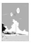  greyscale highres kantai_collection kawashina_(momen_silicon) landscape monochrome no_humans translated 