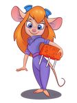  2016 380v_(artist) alpha_channel anthro barefoot blue_eyes chip_&#039;n_dale_rescue_rangers clothed clothing disney eyewear female gadget_hackwrench goggles holding_object looking_at_viewer mammal mouse rodent simple_background smile solo transparent_background 