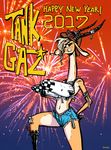  2017 antelope armpits breasts disney fireworks gazelle holidays juindalo mammal new_year poster rocket tank_girl zootopia 