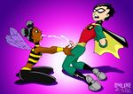  bumblebee dc dcau online_superheroes robin teen_titans 