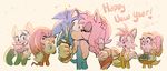  2017 amy_rose bat canine cream_the_rabbit echidna female fox hedgehog holidays kissing knuckles_the_echidna male mammal miles_prower monotreme new_year rouge_the_bat shira-hedgie shocked sonic_(series) sonic_the_hedgehog video_games 