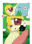  &lt;3 2017 blush butt comic erection female hi_res male nintendo oshawott penis pok&eacute;mon snivy video_games winick-lim 