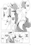  2014 anthro biidama braixen breasts canine comic delphox english_text fox fur mammal nintendo pok&eacute;mon text video_games 