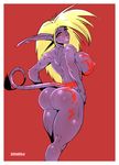  big_breasts big_butt breasts butt demon female humanoid katt muscular purple_skin red_eyes zedeki 