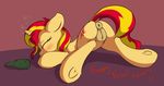  2017 anus blush bottle butt cutie_mark dock drunk english_text equestria_girls equine female feral hair hooves horn kit-bash mammal multicolored_hair my_little_pony pussy pussy_juice solo sunset_shimmer_(eg) text two_tone_hair underhoof unicorn 