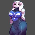  anthro caprine clothed clothing female fluffyblarg goat looking_at_viewer mammal mature_female slightly_chubby solo standing toriel undertale video_games 