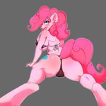  anthro big_breasts bikini blush breasts camel_toe clothing earth_pony equine female fluffyblarg friendship_is_magic horse looking_at_viewer mammal my_little_pony nipple_bulge nude open_mouth overweight pinkie_pie_(mlp) pony solo swimsuit thick_thighs 