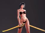  black_hair bra dark_skin mabinogi mabinogi_heroes oil smile underwear vella_(mabinogi) wet 