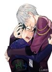  2boys crying gearous hug katsuki_yuuri male_focus multiple_boys viktor_nikiforov yuri!!!_on_ice 