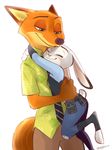  canine chigico_u disney female fox fur judy_hopps lagomorph male mammal nick_wilde rabbit zootopia 