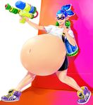  belly big_belly creamdrops humanoid hyper hyper_belly inkling male navel nintendo simple_background splatoon video_games vore 