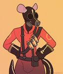  balls belt big_balls big_bulge big_ears big_penis big_tail bulge chemical clothing explosives gas_mask gloves grenade hood huge_balls isaac junga male mammal mask muscular penis pouch pyro_(team_fortress_2) rat rodent rubber solo straps team_fortress_2 tight_clothing tight_suit valve video_games voluptuous weapon wide_hips 