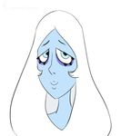  alien blue_diamond blue_eyes cartoon_network female gem_(species) hair lips solo steven_universe unknown_artist white_hair 
