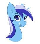  blue_eyes colgate_(mlp) equine female feral friendship_is_magic hair horn looking_at_viewer mammal multicolored_hair my_little_pony pony-butt-express raised_eyebrow simple_background smile solo teeth unicorn white_background 