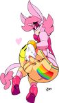  &lt;3 alpha_channel boon_(vimhomeless) bulge butt clothing equine girly horn male mammal solo spreading thong unicorn vimhomeless 