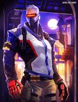  bad_id bad_twitter_id face_mask gloves jacket male_focus mask overwatch scar sigma_2018 soldier:_76_(overwatch) solo visor white_hair 