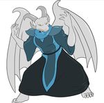  belt claws clothing dragon entrogos horn magic male robe skidd solo villainous 