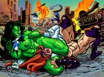  absorbing_man fantastic_four human_torch invisible_woman marvel she-hulk titania 