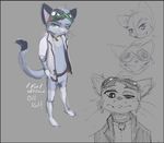  /fur/ 8chan bill_katt blue_fur cat feline fur green_eyes male mammal solo unknown_artist 