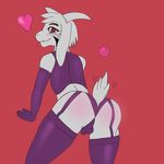  anthro asriel asriel_dreemurr balls blush boss_monster caprine clothing fur goat god_of_hyperdeath horn long_ears male mammal simple_background solo undertale video_games white_fur young 