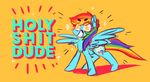  2016 blush chest_tuft cutie_mark english_text equine exotic_pupils female feral friendship_is_magic hair long_hair mammal multicolored_hair my_little_pony pegasus rainbow_dash_(mlp) rainbow_hair simple_background smile solo sparkles text tuft wings xieril 