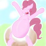  belly big_belly diaper equine feces friendship_is_magic hair horse mammal messy_diaper my_little_pony open_mouth pink_hair pinkie_pie_(mlp) pony prettypaddedprincess scat soiling 