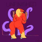  animated anthro anus blaziken breasts female nintendo no_sound pok&eacute;mon pussy solo tentacles tinder unfinished video_games 