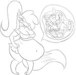  anthro belly big_belly canine carnivorousvixen clothing digestion disney eyewear female female/female fox glasses hand_on_stomach lagomorph looking_down mammal open_mouth oral_vore piercing police rabbit simple_background size_difference stomach teeth tongue vore zootopia 