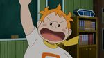  1boy 1girl animated animated_gif blue_hair mamane_(pokemon) orange_hair pokemon pokemon_sm pokemon_sm_(anime) suiren_(pokemon) 
