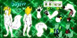  anthro canine featureless_crotch fur hair lizheru looking_at_viewer male mammal model_sheet smile solo standing 