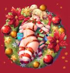  christmas naked_ribbon tagme thighhighs y.i._(lave2217) 