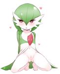  &lt;3 &lt;3_eyes born-to-die female gardevoir kneeling looking_at_viewer nintendo pok&eacute;mon pussy video_games 