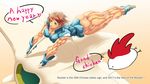  1girl ass breasts brown_hair extreme_muscles female highres huge_thighs muscle nausica&auml; purukogi_(plasma_beach) solo thick_thighs 