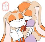  2017 anthro bigdad cream_the_rabbit cute duo female lagomorph mammal rabbit sonic_(series) vanilla_the_rabbit 