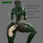  anal assaultron big_butt butt cum fallout machine not_furry penis robot simple_background tagme video_games wide_hips ximema 