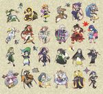  6+girls annotated bald biyorigou black_hair blonde_hair blue_eyes blue_hair brown_eyes everyone green_eyes grey_eyes higaki_rinne hiteihime_(katanagatari) hornet itezora_konayuki katana katanagatari kiguchi_zanki leaf maniwa_chouchou maniwa_houou maniwa_kamakiri maniwa_kawauso maniwa_koumori maniwa_kuizame maniwa_kyouken maniwa_mitsubachi maniwa_oshidori maniwa_pengin maniwa_shirasagi maniwa_umigame mask misuke_(gyouran) multiple_boys multiple_girls orange_hair pink_eyes praying_mantis purple_eyes purple_hair red_eyes sabi_hakuhei scar souda_emonzaemon sword togame tsuruga_meisai uneri_ginkaku weapon white_hair yasuri_nanami yasuri_shichika 