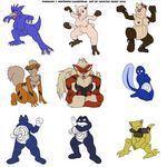  abra arcanine golduck growlithe ignatius_husky mankey pokemon poliwag poliwhirl poliwrath primeape 