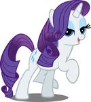  blue_eyes cutie_mark equine female feral friendship_is_magic hair horn horse mammal midwestbrony_(artist) my_little_pony pony purple_hair rarity_(mlp) smile solo unicorn 