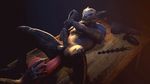  3d_(artwork) 650yoghurt anal anal_penetration animated anthro argonian balls bound digital_media_(artwork) dildo male masturbation nude penetration penis reptile scalie sex_toy skyrim spread_legs spreading the_elder_scrolls thick_thigh video_games 