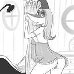  anthro anus breasts clothing fillyjonk hair half-closed_eyes hat mammal monochrome mrs_fillyjonk nipples nude open_mouth pussy shower the_moomins translucent transparent_clothing unknown_(disambiguation) 