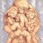  2017 anal anal_penetration anthro balls cub daughter father father_and_daughter father_and_son female humanoid_penis incest lagomorph male male/female male/male mammal parent penetration penis rabbit sex son xennos young 