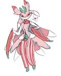  &lt;3 &lt;3_eyes anthro blush lazybutts lurantis lustylamb nintendo ovipositor penis pok&eacute;mon simple_background video_games white_background 