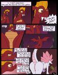  animal_genitalia anthro anus butt comic dialogue dmann892 dragon fizzle_(mlp) friendship_is_magic garble_(mlp) genital_slit hi_res male male/male membranous_wings my_little_pony no_homo scalie slit wings 