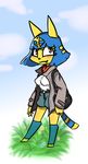  animal_crossing ankha badassbaal cat feline mammal nintendo video_games 