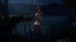  clothes_removed friday_the_13th highres lake official_art panties scared skinny_dipping solo swimming underwear 