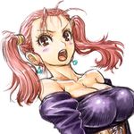  1girl amania_orz breasts dragon_quest dragon_quest_viii female jessica_albert large_breasts long_hair looking_at_viewer solo twintails 