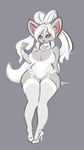  anthro big_breasts breasts cinccino clothed clothing female footwear fur hair high_heels liveforthefunk long_hair looking_at_viewer mammal nintendo open_mouth pok&eacute;mon shoes simple_background smile solo video_games wide_hips 