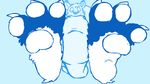  16:9 animated anthro claws flash foot_focus kangaroo male mammal marsupial pawpads paws rioka rubberskunktoo solo toe_claws toe_wiggle toes 