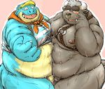  asterios bovine cattle crocodile crocodilian kotobuki makara male mammal obese overweight reptile scalie sweat tokyo_afterschool_summoners 